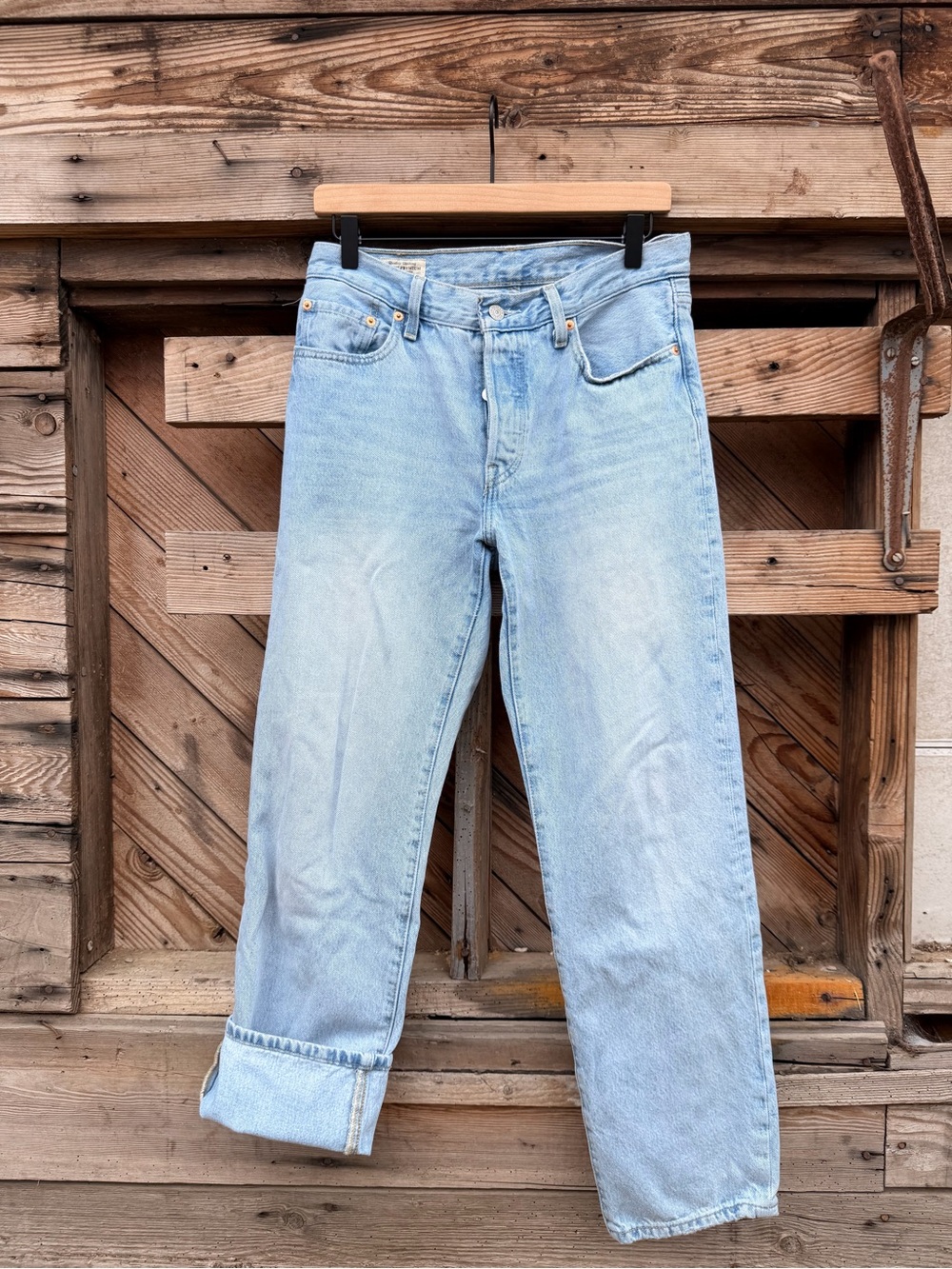 Levi's Light Blue Boyfriend Jeans